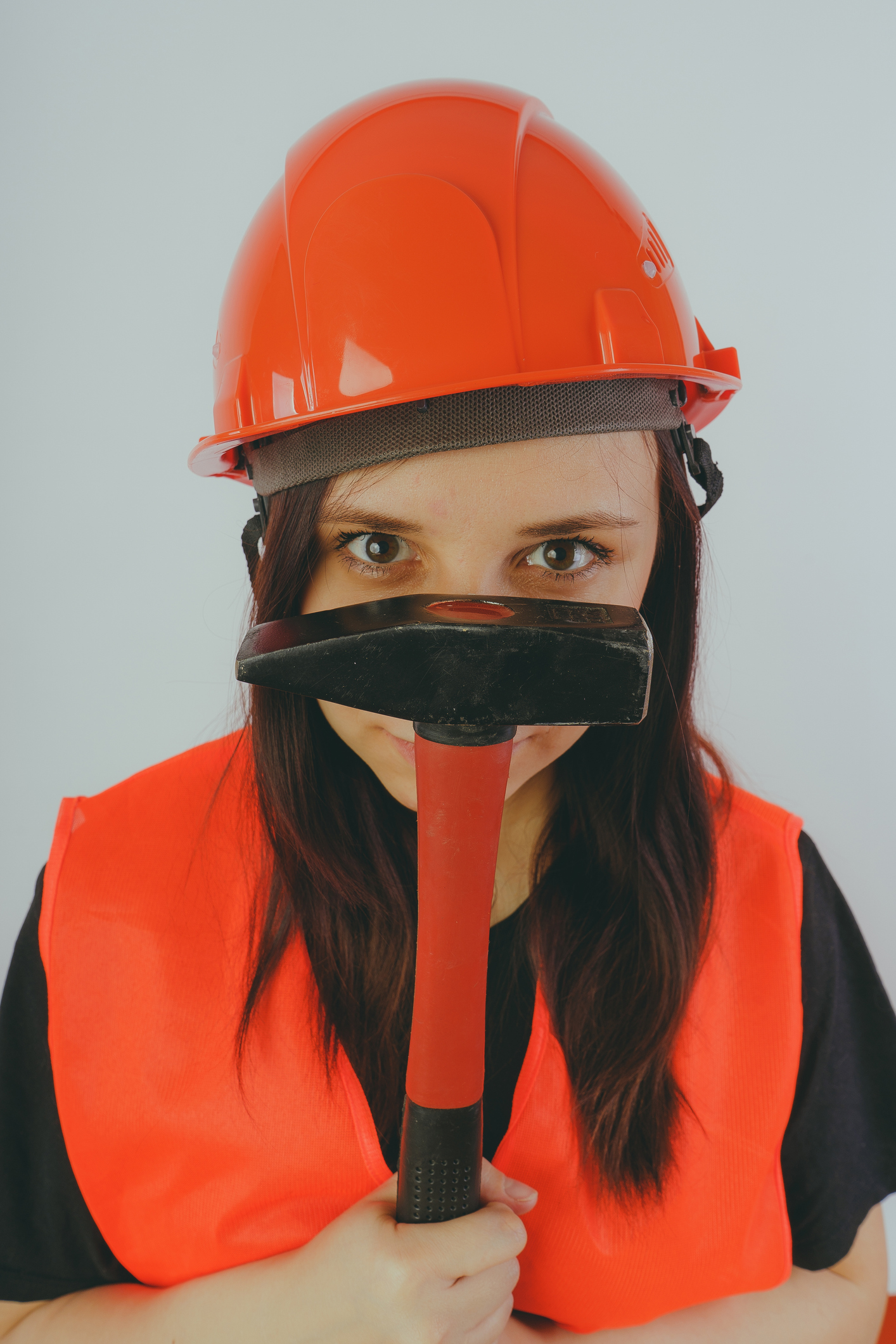 Femmes souriantes sur un chantier